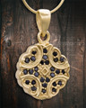 Gold Plated Celestial Cremation Jewelry
