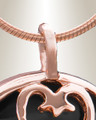 Rose Gold Gentle Night Cremation Jewelry