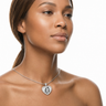 Gem Heart Photo Engraved Gold Plated over Stainless Keepsake