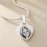 Small Heart Picture Engraved Stainless Keepsake