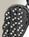 Black Spiritual Wings Memorial Jewelry