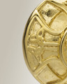 Gold Plated Celtic Round Cremation Locket
