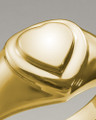 Women's 14K Gold Forever Love Heart Cremation Ring