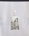 Rectangle Photo Engraved Stainless Guardian