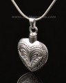 14K White Gold Darling Heart Urn Keepsake