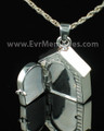 Sterling Silver Doghouse Cremation Keepsake