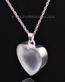 Silver Trimmed Heart Jewelry Urn
