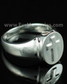 Women's Silver Divinity Cremation Ring