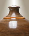 Dark Native Southeastern Wood Cremation Urn