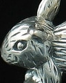 Sterling Silver Bunny Locket Necklace