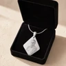 Stainless Steel  Fly Me A Kite Photo Pendant