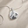 Stainless Steel Heartfelt Photo Pendant