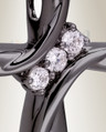 Black Stylish Cross Memorial Jewelry