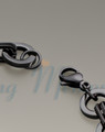 Black on Black Plated Stainless Valiant Bracelet Cremation Jewelry