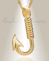 14K Gold Fresh Catch Memorial Pendant
