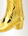 14K Gold Boot Cremation Jewelry