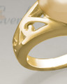 Women's 14K Gold Caring Heart Ring Jewelry Urn