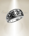 Silver Ladies Majesty Memorial Ring