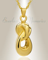 14K Gold Everlasting Infinity Companion Funeral Jewelry