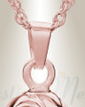 14K Rose Gold Everlasting Companion Infinity Funeral Jewelry