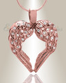 14K Rose Gold Wings of Hope Memorial Jewelry