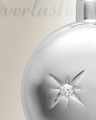 14K White Gold Sunburst Cremation Urn Pendant