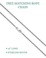 14K White Gold Fulfillment Cylinder Memorial Pendant