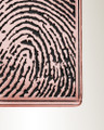 Rose Gold Rectangle Fingerprint Necklace