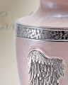 Pink Angel Wings Individual Cremation Urn