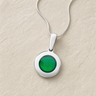 Silver Morning Dew Ash Resin Jewelry
