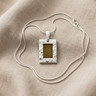 Silver Setting Sun Ash Resin Jewelry