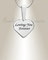 Silver Hearts On Fire Ash Resin Jewelry