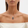 Gold Navy Heart Rectangular Ash Resin Jewelry