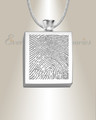 Stainless Glorious Moments Fingerprint Necklace