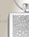 Stainless Glorious Moments Fingerprint Necklace