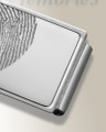Stainless Steel Silver on Silver Fingerprint Money Clip