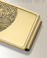 Stainless Steel Gold on Gold Fingerprint Money Clip
