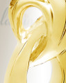 Everlasting Gold Plated Over Sterling Silver Infinity Cremation Urn Keepsake