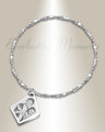 Luxurious Stainless Steel  Fly Me A Kite Photo Engraved Bracelet