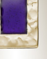 Solid 14K Gold Purple Passion Ash Resin Jewelry