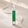 Solid 14K White Gold Misty Morning Ash Resin Jewelry