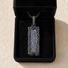 Lasting Long Rectangle Black Finish Ash Resin Jewelry