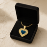Pleasant Heart Gold Plated Ash Resin Jewelry