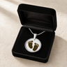 Lasting Imprint Round Sterling Silver Ash Resin Jewelry