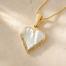 Feathered Heart Gold Plated Ash Resin Jewelry