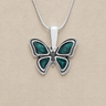 Lovable Butterfly Sterling Silver Ash Resin Jewelry