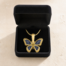 Lovable Butterfly Gold Plated Ash Resin Jewelry