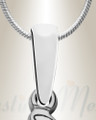 Solid 14K White Gold Jubilant Dolphin Ash Resin Jewelry