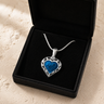 Silver Artistic Heart Ash Resin Jewelry
