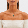 Gold Athletic Round Ash Resin Jewelry